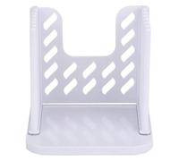 Auratrove Trancheuse à pain réglable avec plateau miettes, coupe-toast pliable pour pains faits maison, bagels, fromage et légumes, blanc