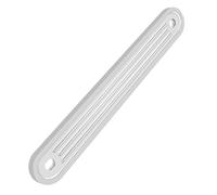 Auratrove TSP-1 Plaque de support de poupe en aluminium pour trou de boulon supérieur, renforcement structurel de bateau, argenté, 38 x 5,5 cm