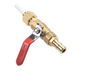 Auratrove Vanne à bille en laiton pour sableuse avec buse en alumine pour le nettoyage industriel d'élimination de peinture de rouille