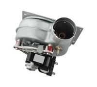 Auratrove Ventilateur de moteur de four chauffant à suspendre au mur, coque en aluminium pour souffleur d'escargots pour équipement de ventilation, flux d'air stable, argenté