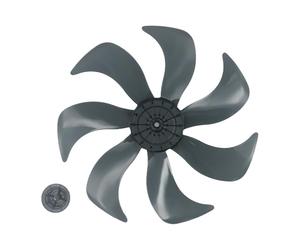Auratrove Ventilateur de rechange à lame de 350 mm avec couvercle d'écrou, hélice en plastique silencieuse pour ventilateurs de table de 35,6 cm, trou central de 0,8 cm, accessoires ménagers