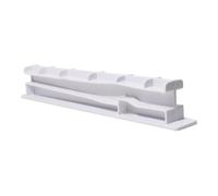 Auratrove W10671238 Rail central de tiroir pour réfrigérateur 32,8 cm ABS Pièce de rechange pour réfrigérateurs Kenmore pour réfrigérateurs Amana, barre de séparation blanche résistante aux fractures