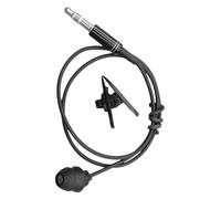 Aurel - Écouteurs audio mono avec câble | Écouteurs mono à réduction du bruit filaire, confortable en silicone noir, écouteurs à canal unique, écouteurs