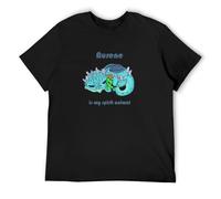 Aurene is My Spirit Animal Guild Wars 2 Dragon Asura Human Action Games T-Shirt Mens Black Tees Unisex Shirt XL