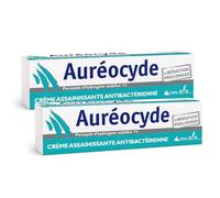 Auréocyde Crème Assainissante - Lot de 2 Tubes - Crème à Libération Prolongée - Usage Externe
