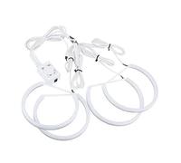 Auréoles pour auto Pour BMW 3/5/7 Série E36 E38 E39 E46 Pour M3 Coton RGB Multicolore LED Yeux D'ange Halo Anneaux Phare Voiture Démon DRL Œil d'ange pour phare avant(RGB)