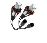 Auréoles pour auto Pour BMW E39 E53 E60 E61 E63 E64 E65 E66 E87 525i 530i Xi 545i Pour M5 LED Yeux D'ange Anneau Marqueur Ampoules Lampes Œil d'ange pour phare avant(2pcs Red)