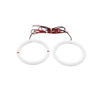 Auréoles pour auto Pour BMW E46 E36 E38 E39 E90 2026 60/72/80/85/90/95/126mm 140mm 131mm Kit Yeux D'ange Coton Blanc Cercle Lumineux Anneaux halo LED(115mm)