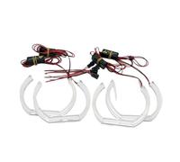 Auréoles pour auto Pour BMW E46 Pour M3 Pour Coupé Pour Cabriolet 1999-2003 DTM Pour Style Led Yeux D'ange Anneaux Phare Xénon Pré-lifting Kit halo pour phare(DTM U Style)