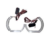 Auréoles pour auto Pour BMW E70 E71 Z3 Z4 E30 E32 E34 E36 E38 E53 E60 E61 E85 F30 C En Forme LED Blanc Ange Oeil Anneau Lumière Diurne Œil d'ange pour phare avant(Yellow,2pcs 120mm C-shaped)