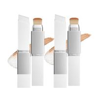 Aureva Fond De Teint Color Changing Stick Avec Brosse,Aureva Paris Teint Fusion,Crème De Recouvrement Hydratante Et Légère,Fond De Teint Coréen De Couleur,Fond De Téint Adaptatif Péau (2#+3#)