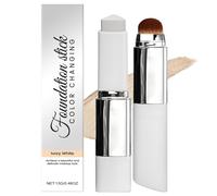 Aureva Paris Color Changing Foundation Stick,Korean Color Changing 2-in-1 Stick Foundation with Brush,Maquillage Coréen Pour Le Teint,Full Coverage Concealer,Long-Lasting Sweatproof (Ivoire)
