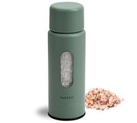 Aurevit Moulin à Sel Manuel, Noyau en Céramique, Réglage Externe 5 Niveaux, Rechargeable, Robuste et Durable (1 pièce, Sage)