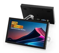 Aurevita Mini Moniteur HDMI 7" Portable VGA avec AV BNC 1024 × 600 Écran LCD Haut-parleurs Intégrés 178° IPS Mini Écran Multifonction pour Raspberry Pi PC TV DVD CVBS