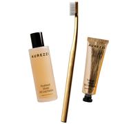 Aurezzi - Travel Trio Gold - White bristles - Soins buccaux 1 St.