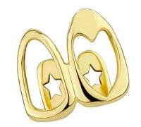 [Aurgiarme] Accessoire de mode pratique et robuste en forme de cœur plaqué cuivre pour un usage quotidien à tout événement Décoration confortable, フリーサイズ, Pas de gemme