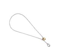 [Aurgiarme] Collier en forme de cœur avec fermoir OT Longueur réglable Pour femme Fait à la main Résistant au déguisement Longue chaîne