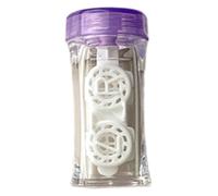 Aurgiarme Durabilité Contacts Porte-lentilles Étui étanche pour un nettoyage sûr pendant la nuit Rangement sécurisé des lentilles, violet, Beauté de masse