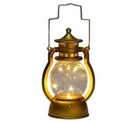 Aurgiarme Lampe à huile vintage à piles - 7 couleurs au choix - Lampe LED à suspendre pour extérieur jardin et allée - Lampe à huile pour une utilisation en intérieur