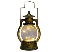 Aurgiarme Lampe à huile vintage à piles - 7 couleurs au choix - Lampe LED à suspendre pour extérieur jardin et allée - Lampe à huile pour une utilisation en intérieur