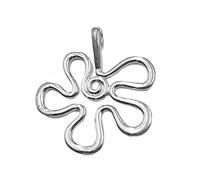 [Aurgiarme] Mode Abstrait Fleur Pendentif Petite Fleur Charm Pendentif Bijoux Accessoire Collier Bracelet Bijoux