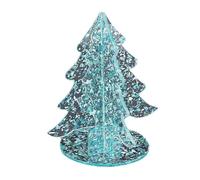 Aurgiarme Présentoir à boucles d'oreilles pratique en forme de sapin de Noël Présentoir à boucles d'oreilles Porte-bijoux