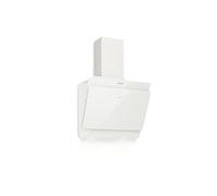 Hotte aspirante cuisine 60 cm - Klarstein - 600m³/h - hotte inclinee avec 3 vitesses - LED - hotte murale blanc