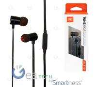 AURICULAIRE JBL TUNE 290 ÉCOUTEURS IN-EAR Avec Fil Microphone 3 Commandes Noir
