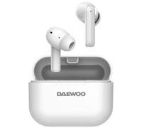 Auriculares Bluetooth Daewoo DW2002 con estuche de carga- Autonomía 6h- Blancos