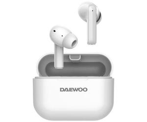 Auriculares Bluetooth Daewoo DW2002 con estuche de carga- Autonomía 6h- Blancos