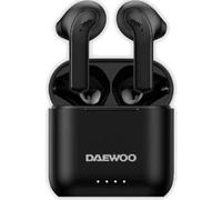 Auriculares Bluetooth Daewoo DW2020 con estuche de carga- Autonomía 5h- Negros