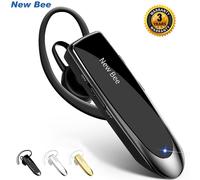 Auriculares Bluetooth New Bee Casque Bluetooth V5.0 Casque sans fil 22h avec micro Cvc6.0 pour le cyclisme