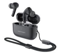 Auriculares Bluetooth Vention Echo Lite E11 con estuche de carga- Autonomía 6h- Negros