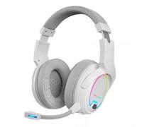 Auriculares Gaming Inalámbricos Con Micrófono Mars Gaming Mhw100- Jack 3.5- Blancos