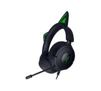 Auriculares Gaming Razer Kraken Kitty V3 X con cable orejas de gatito micrófono cardioide 40 mm negro