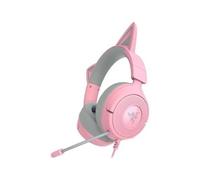 Auriculares Gaming Razer Kraken Kitty V3 X con cable orejas de gato micrófono cardioide y color Quartz