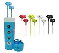 AURICULARES INTRAUDITIVOS SUNSTECH POPS Black - 100-10000HZ - MICROFONO INTEGRADO - Jack 3.5MM - Cable 1.2M G
