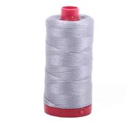 Aurifil 12wt Fil de coton - Brume #2606 (356 yd) - 100 % coton égyptien - Idéal pour la broderie à la main, le matelassage, la couture décorative - Fabriqué en Italie