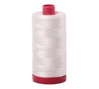 Aurifil 12wt Fil de coton - Mousseline #2311 (356 yd) - 100 % coton égyptien - Idéal pour la broderie à la main, le matelassage, la couture décorative - Fabriqué en Italie