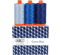 Aurifil 50wt Cotton Color Builder Thread Collection-Como Blue