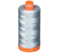 Aurifil A1050-2610 Mako Fils de Coton Solide 50 WT 1422yds Bleu Clair Gris