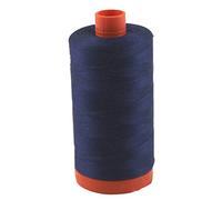 Aurifil Bobine de fil 2784 en coton mako Bleu marine foncé 50 W 1300 m