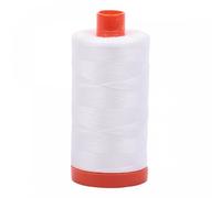 Aurifil USA Coton 50 WT 1 400 m Naturel, 1400 m, Blanc Naturel