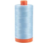 Aurifil Fil de coton mako solide - 50 W - 1422 m - Bleu rouge-gorge
