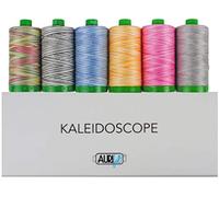 Aurifil Filetage Lot de collection"kaléidoscope" - 6 Grande (1 000,4 m chaque) 40 WT panaché bobines Ac40kc6