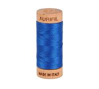Aurifil Mako 80wt Bobine de coton Bleu 274 m