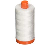 Aurifil USA Coton 50 WT 1 400 m Naturel, 1400 m, Blanc Naturel