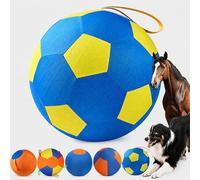 Auriiktch Herding Ball for Dogs, Dog Herding Ball Large for Border Collies, Durable Inflatable Giant Dog Balls with Handles, Durable Inflatable Giant Dogs Balls for Outdoor Exercise