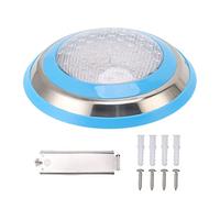 Aurikall Lumière de Piscine sous-Marine LED 35W Blanc Chaud, Acier Inoxydable 316 IP68 étanche Murale, Lampe de Piscine Submersible 12V AC