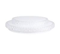 Aurikall Plafonnier LED intelligent 15 pouces 60 W RGB&WW, lampe encastrée multicolore à intensité variable Wifi et commande vocale, compatible avec Alexa et Home, AC 85-265 V